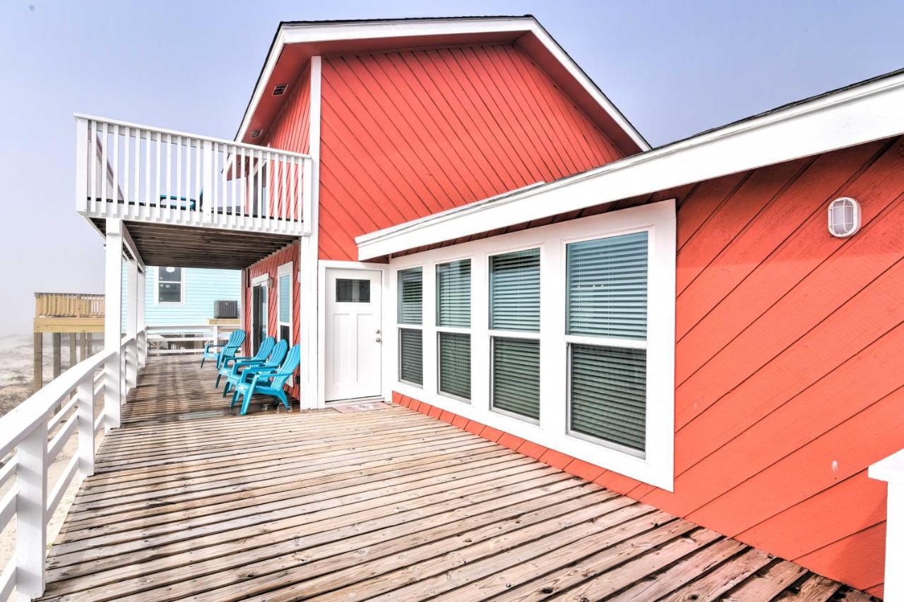 Beachfront Galveston Oasis Balconies, Ocean View! Eksteriør billede